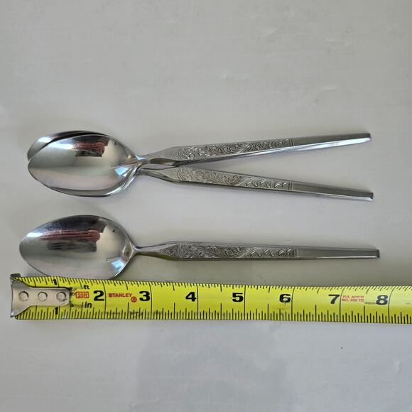Stanley Roberts Winthrop Soup Spoons Set of 3 WM Dalton Japan Stainless Steel - Picture 10 of 10